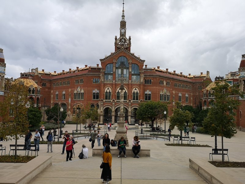 barcelonasantpau22 Barcelona-聖十字聖保羅醫院 巴塞隆納現在主義建築三傑之多明尼克...世界文化遺產