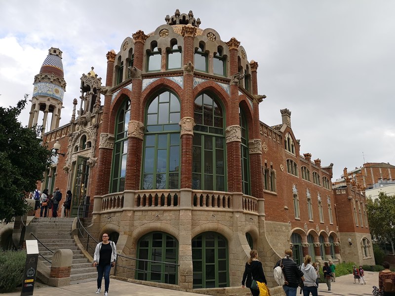barcelonasantpau40 Barcelona-聖十字聖保羅醫院 巴塞隆納現在主義建築三傑之多明尼克...世界文化遺產