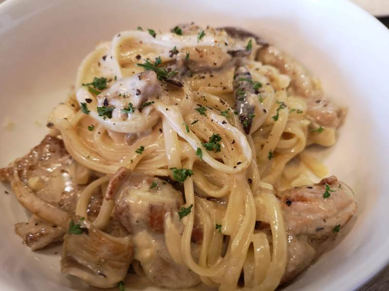 couldbecafe0819 頭份-Could Be Cafe音樂運動美式餐廳 這義大利麵濃郁的好吃