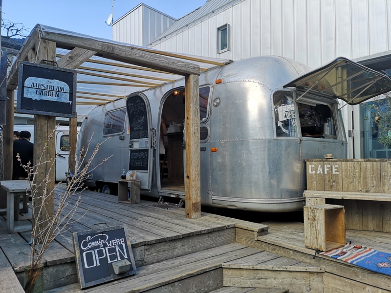 Harajuku-the Airstream Garden表參道小巷內 巴士造型咖啡館 人氣打卡勝地