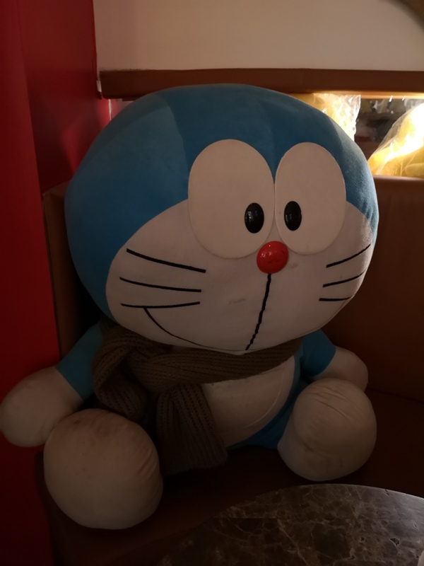 ningcafe12 中壢-甯咖啡 時尚咖啡 大玩偶哆啦A夢做伴