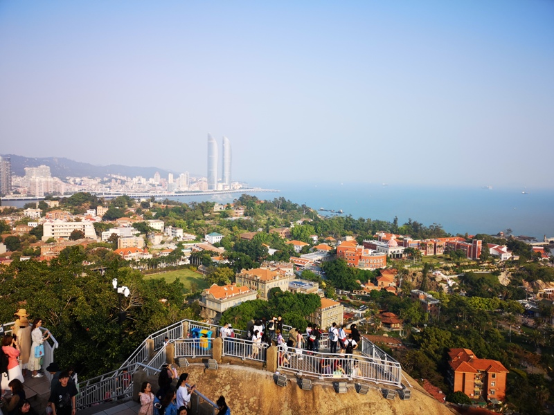 sunlightrock20 Kulangsu-日光岩 鼓浪嶼最高點 盡享碧海藍天紅瓦綠樹的美景