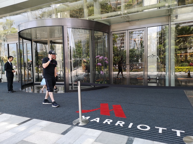 xiamenmarriott04 Xiamen-廈門泰地萬豪酒店 乾淨的發亮的窗戶與地板...新的就是好