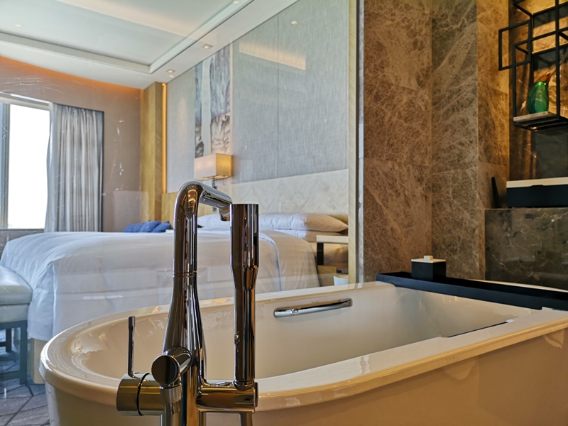 xiamenmarriott32 Xiamen-廈門泰地萬豪酒店 乾淨的發亮的窗戶與地板...新的就是好