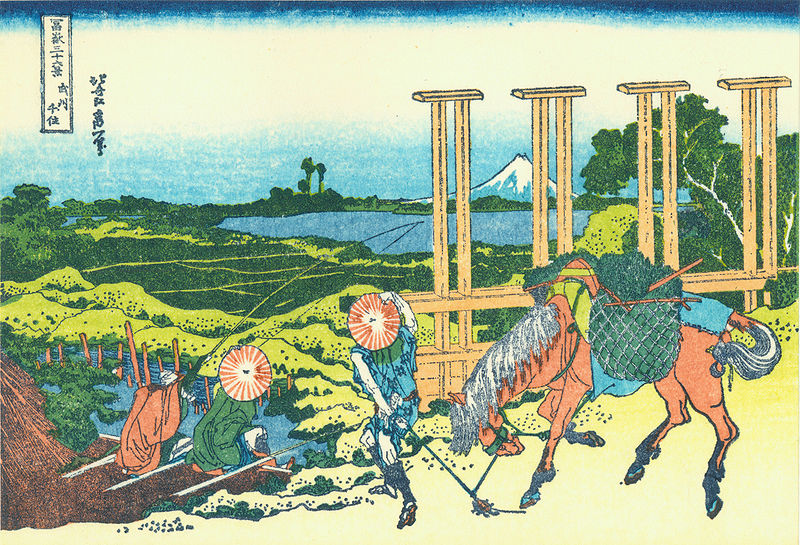 800px-Hokusai14_musashi-province Ryogoku-すみだ北斎美術館 大師就是大師...葛飾北齋的浮世繪世界