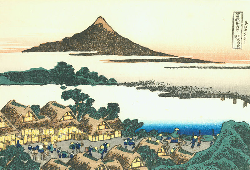 800px-Hokusai43_izawa Ryogoku-すみだ北斎美術館 大師就是大師...葛飾北齋的浮世繪世界