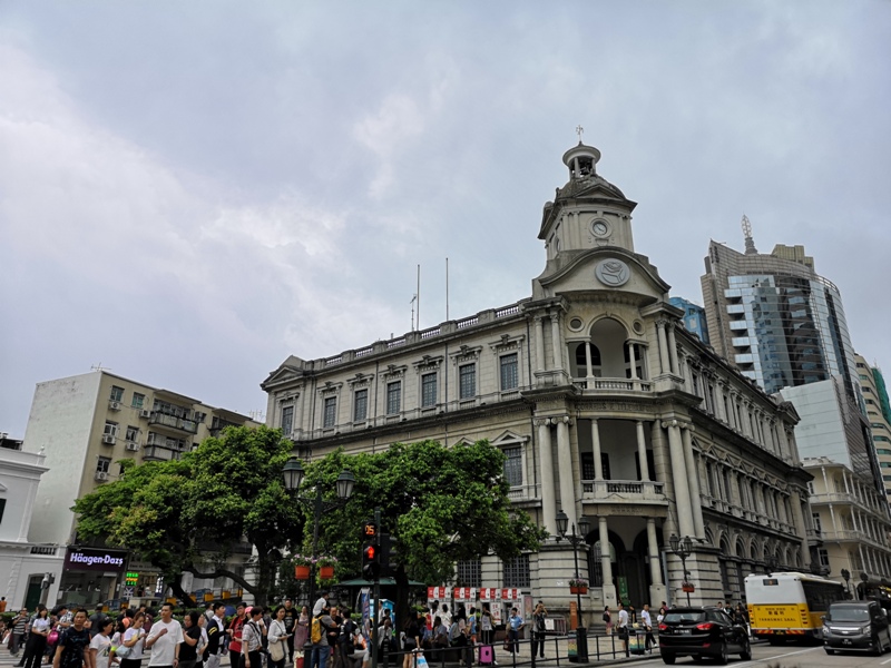 da3802 Macao-澳門歷史城區 世界文化遺產 大三巴/大砲台/議事亭前地/市政廳/玫瑰堂/仁慈堂 中西文化融合的典範