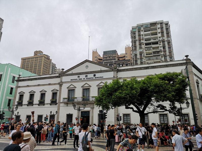 da3804 Macao-澳門歷史城區 世界文化遺產 大三巴/大砲台/議事亭前地/市政廳/玫瑰堂/仁慈堂 中西文化融合的典範
