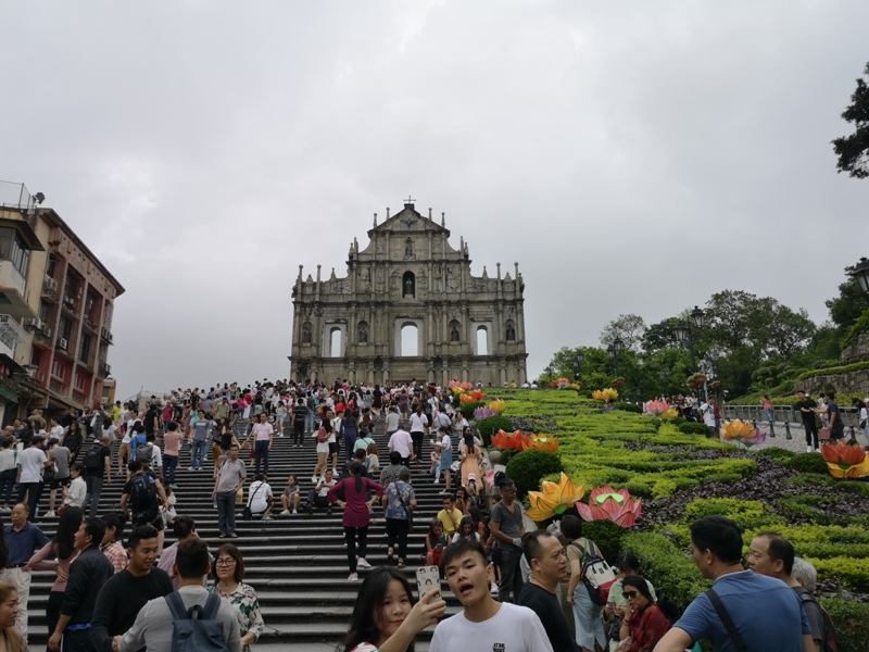 da3811 Macao-澳門歷史城區 世界文化遺產 大三巴/大砲台/議事亭前地/市政廳/玫瑰堂/仁慈堂 中西文化融合的典範