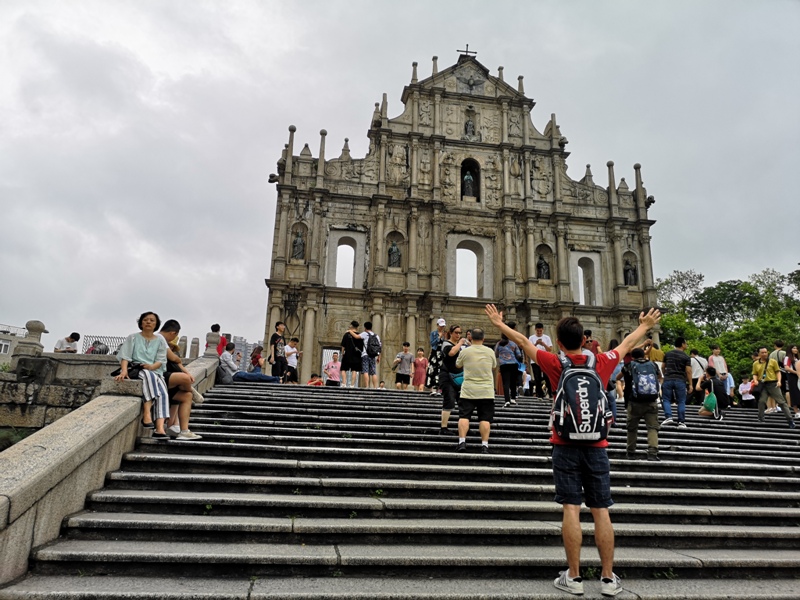Macao-澳門歷史城區 世界文化遺產 大三巴/大砲台/議事亭前地/市政廳/玫瑰堂/仁慈堂 中西文化融合的典範