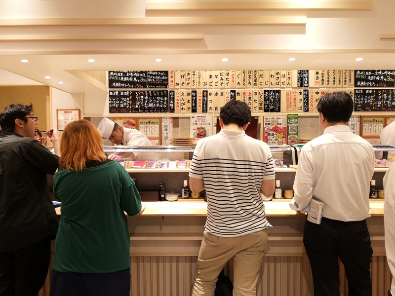 Tamachi-魚がし日本一(ムスブ田町店) 平價清爽好吃好適合夏天吃的立食壽司店