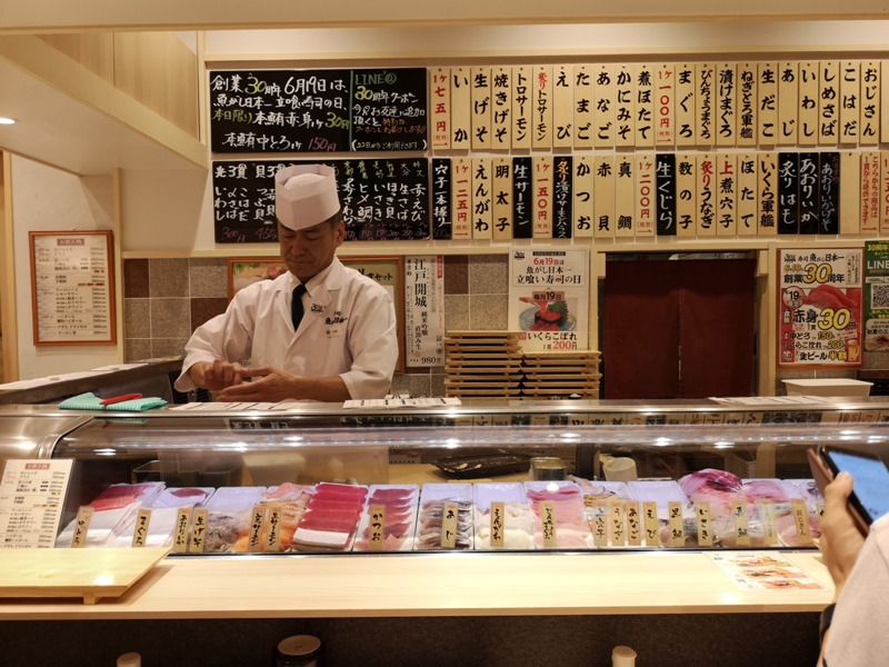 lisushi4 Tamachi-魚がし日本一(ムスブ田町店) 平價清爽好吃好適合夏天吃的立食壽司店