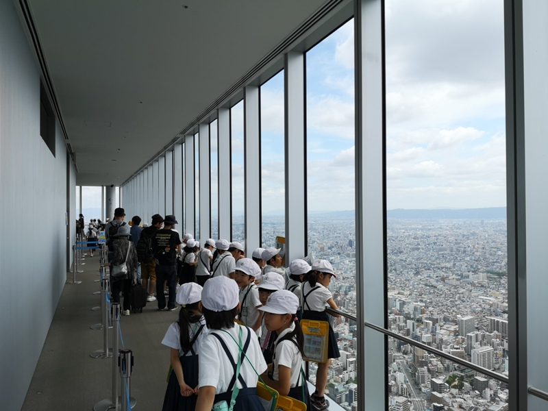 abenoharukas0122 Tennoji-阿倍野Harukas 300展望台 日本最高樓的大阪景觀