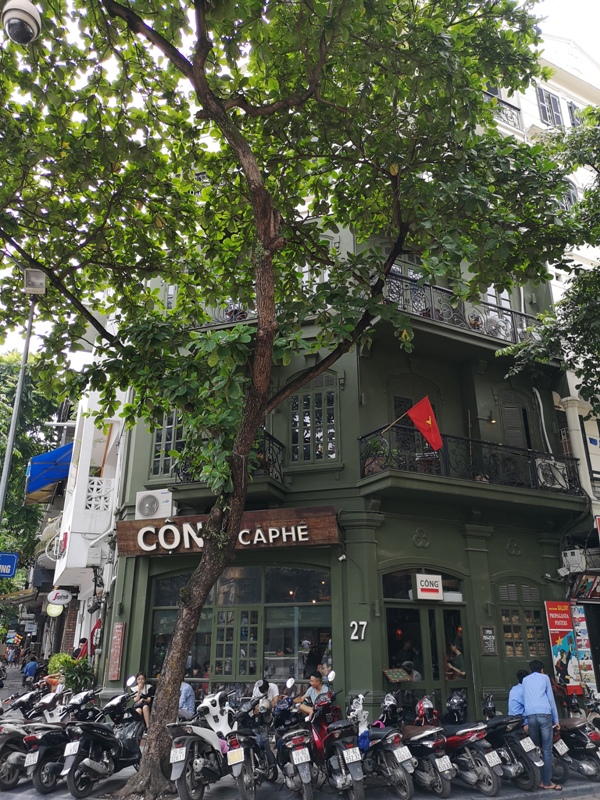 Hanoi-河內Cong Caphe復古網紅店 越共咖啡