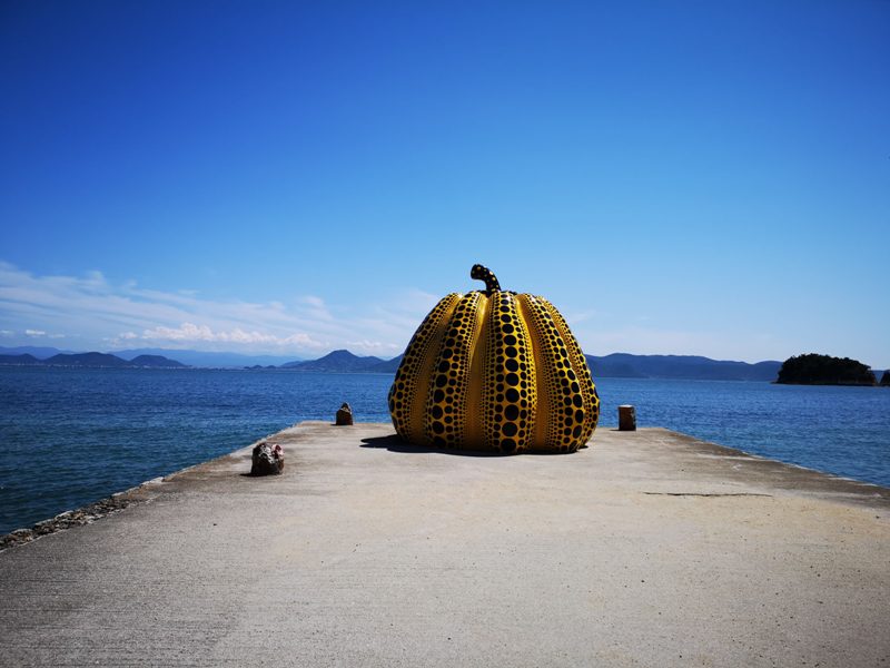 Naoshima-黃南瓜紅南瓜 草間彌生的點點世界 快來直島找南瓜