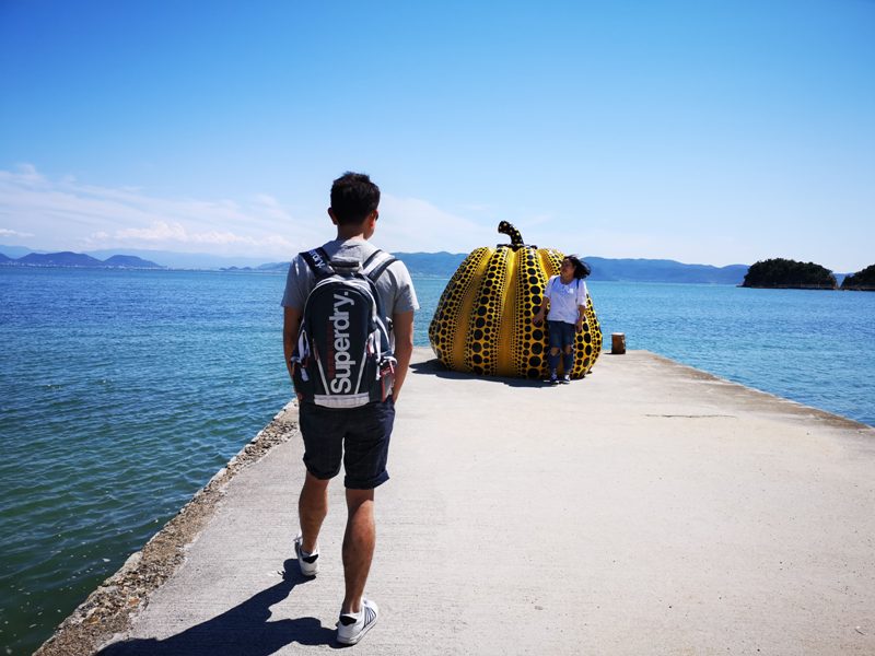 pumpkin11 Naoshima-黃南瓜紅南瓜 草間彌生的點點世界 快來直島找南瓜