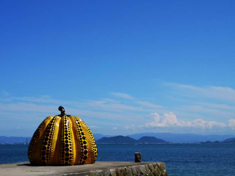 pumpkin12 Naoshima-黃南瓜紅南瓜 草間彌生的點點世界 快來直島找南瓜