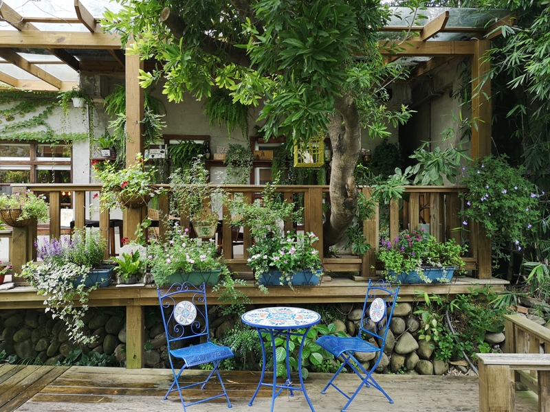 redbrick07 竹北-新瓦屋紅瓦紫藤 在花園也是花園的超綠意咖啡館