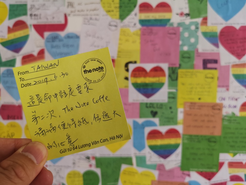thenotecoffee18 Hanoi-河內The Note Coffee環劍湖旁 滿滿便利貼的人氣咖啡館 小巧溫馨