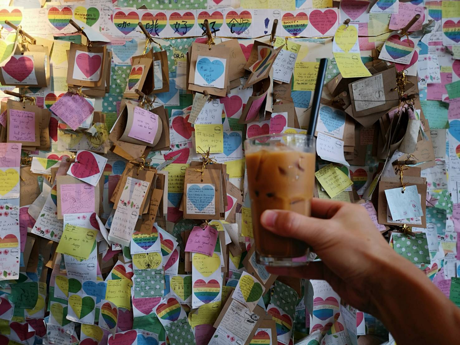 thenotecoffee19 Hanoi-河內The Note Coffee環劍湖旁 滿滿便利貼的人氣咖啡館 小巧溫馨