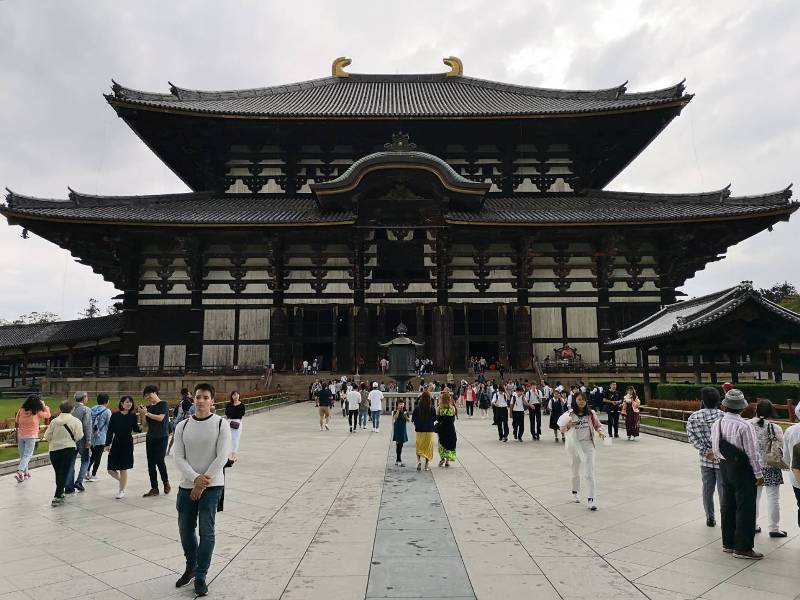 todaiji01 Nara-奈良小旅遊 世界文化遺產 東大寺&春日大社 搶食仙貝的小鹿亂撞
