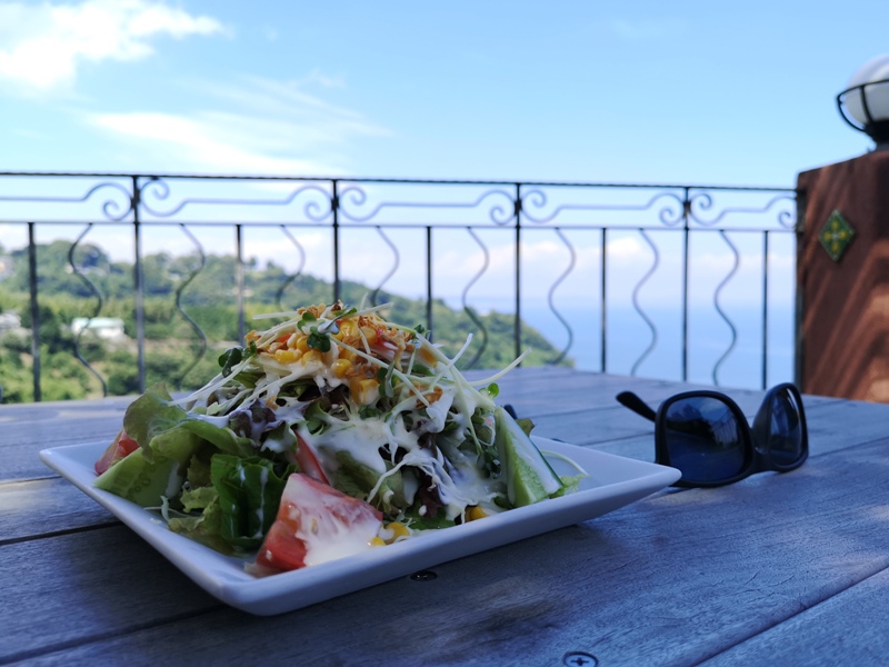 paradisecafe14 Odawara-Paradise Cafe Saddle Back藍天綠樹海景紅瓦屋 江之浦的景觀咖啡