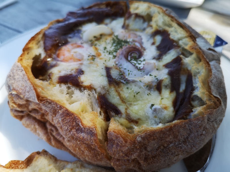 paradisecafe17 Odawara-Paradise Cafe Saddle Back藍天綠樹海景紅瓦屋 江之浦的景觀咖啡