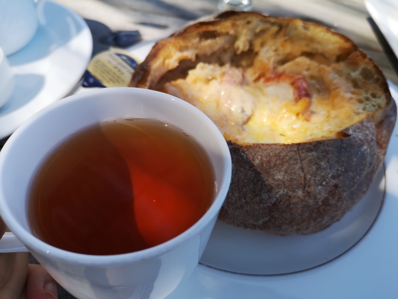 paradisecafe18 Odawara-Paradise Cafe Saddle Back藍天綠樹海景紅瓦屋 江之浦的景觀咖啡