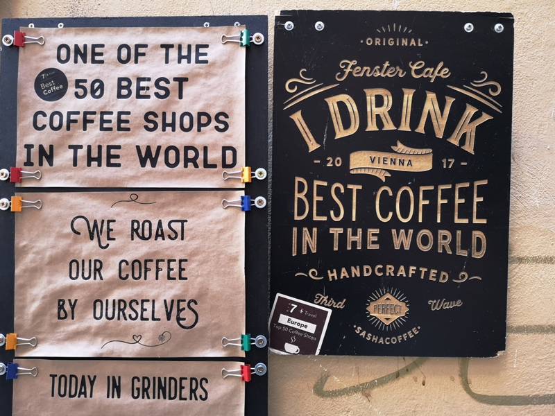 fenster05 Vienna-Fenster Cafe維也納小巷中的咖啡外帶BAR 簡單好喝