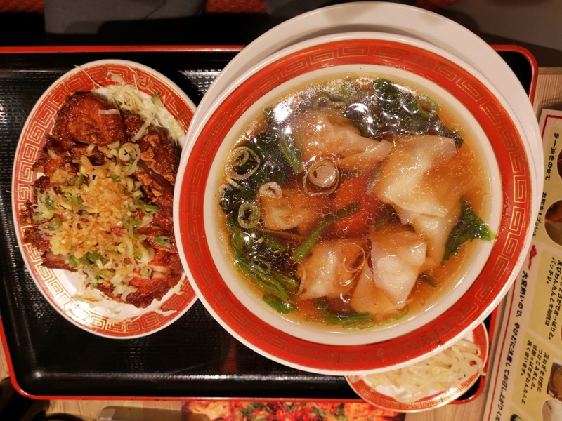 guangzhou09 Tamachi-広州市場ムスブ 手包雲吞配炸排骨 港式中餐有點鹹