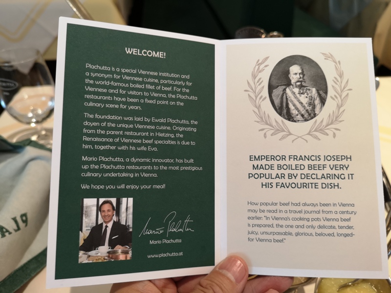 plachutta16 Vienna-維也納名店Plachutta 奧匈帝國皇帝最愛的牛肉湯 湯鮮甜肉軟嫩