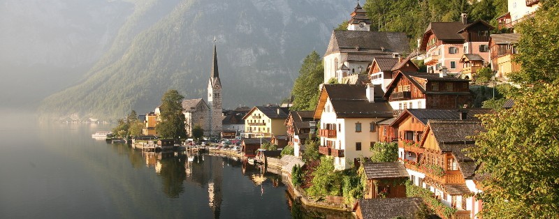 hallstatt0104 Hallstatt-世界最美小鎮 哈斯塔特 陰雨天的朦朧美感