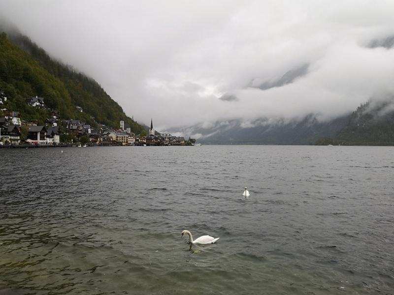 hallstatt0108 Hallstatt-世界最美小鎮 哈斯塔特 陰雨天的朦朧美感