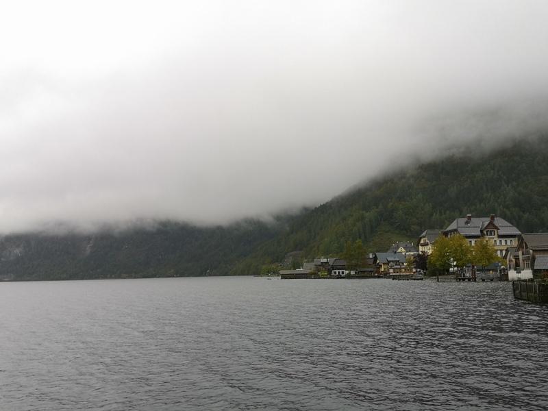 hallstatt0110 Hallstatt-世界最美小鎮 哈斯塔特 陰雨天的朦朧美感