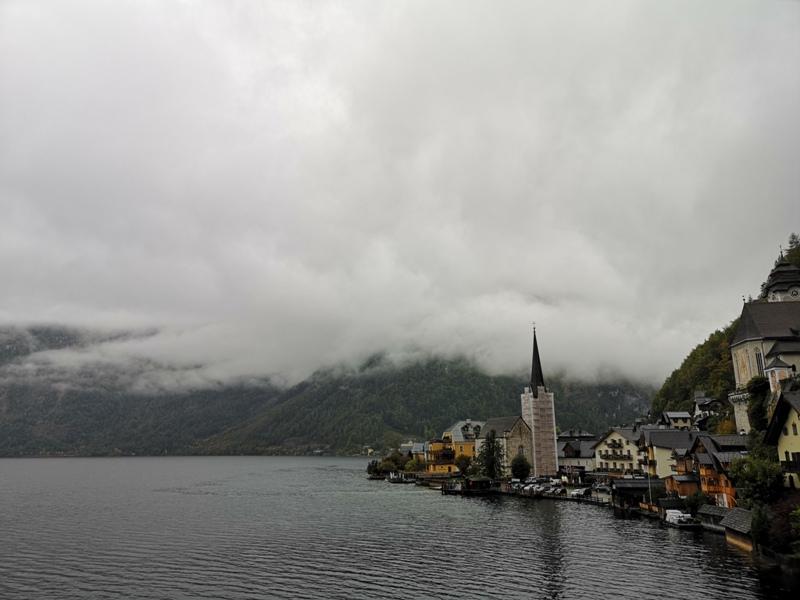 hallstatt0131 Hallstatt-世界最美小鎮 哈斯塔特 陰雨天的朦朧美感