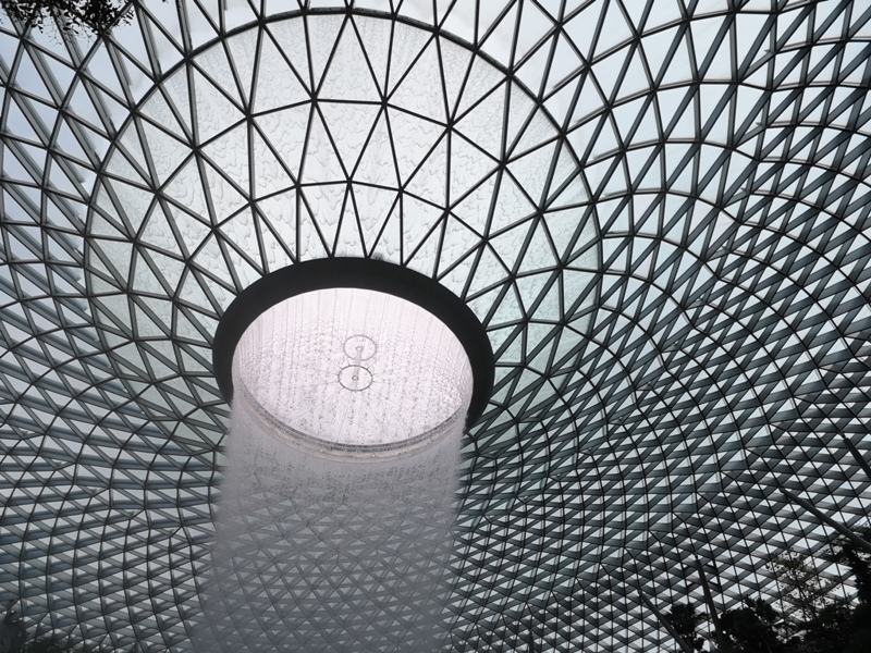 jewelchangiiii13 Singapore-Jewel Changi星耀樟宜 城市中的森林谷 綠意中人工瀑布雨漩渦超吸精 新加坡樟宜機場必訪