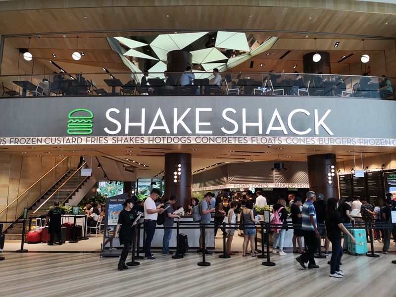 Singapore-星耀樟宜名店集結之Shake Shack 口味一樣獨道好吃