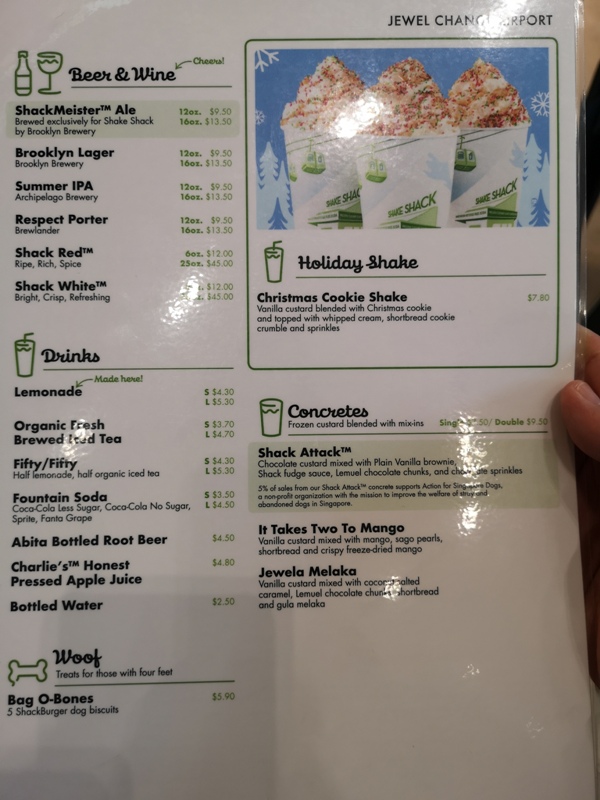 shakeshackchangi04 Singapore-星耀樟宜名店集結之Shake Shack 口味一樣獨道好吃