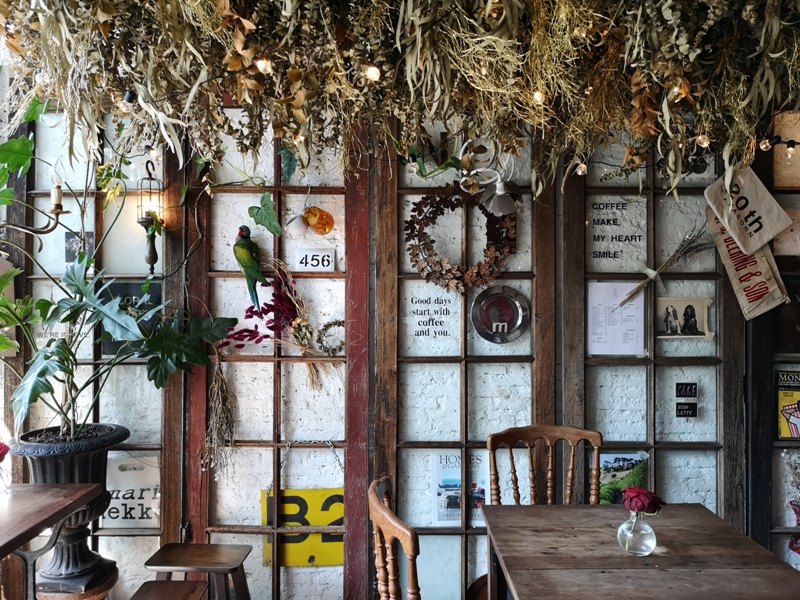 floralcafebkk170114 Bangkok-Floral Cafe at Napasorn曼谷花市旁滿滿花香古物的咖啡館