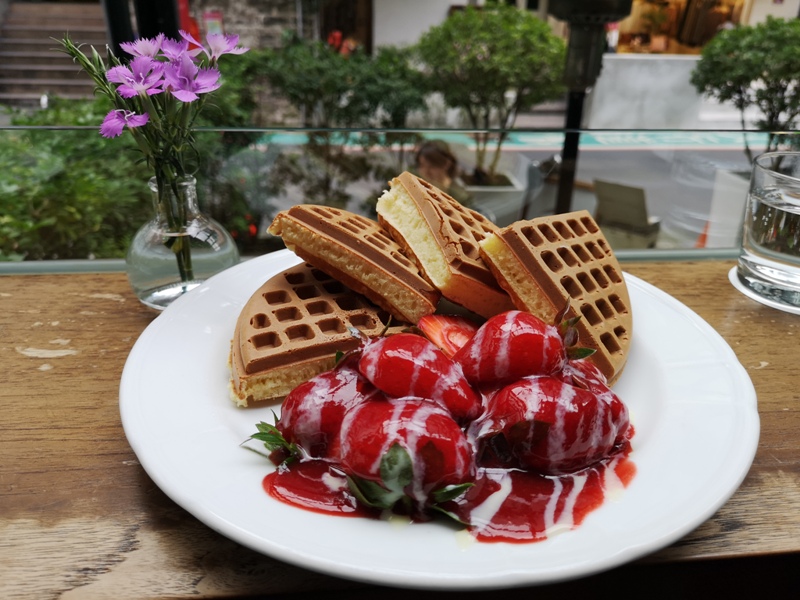 melangecafe21 中山-米朗琪咖啡 好吃好看的鬆餅...雙連小站好店多