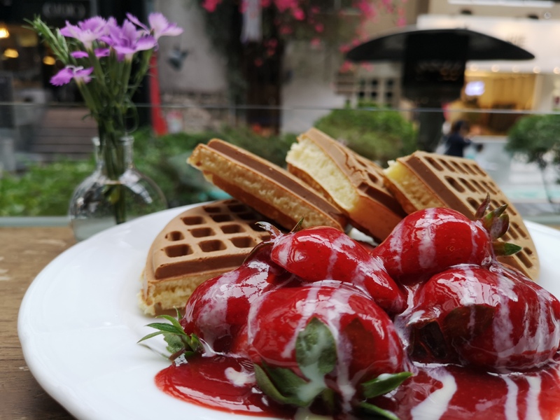 melangecafe22 中山-米朗琪咖啡 好吃好看的鬆餅...雙連小站好店多