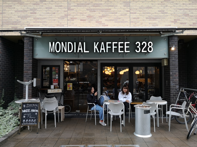 Osaka-Mondial Kaffee大阪難波附近美式復古風咖啡館 果真冠軍的拉花啊