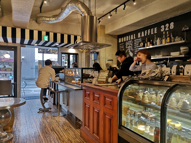 mondialcoffee06 Osaka-Mondial Kaffee大阪難波附近美式復古風咖啡館 果真冠軍的拉花啊