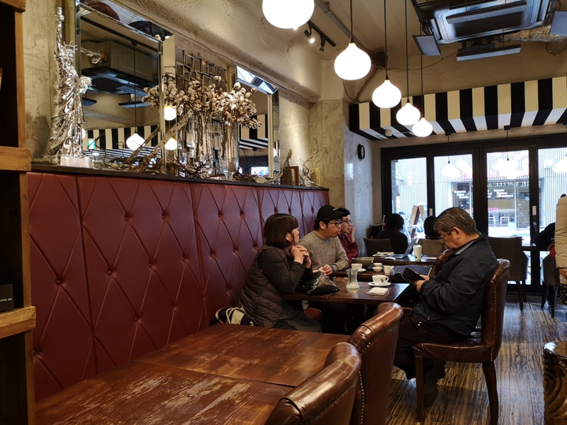 mondialcoffee08 Osaka-Mondial Kaffee大阪難波附近美式復古風咖啡館 果真冠軍的拉花啊