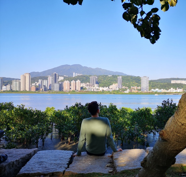 mamamouth19 八里-媽媽嘴咖啤 藍天綠意紅樹林 最有話題的咖啡館