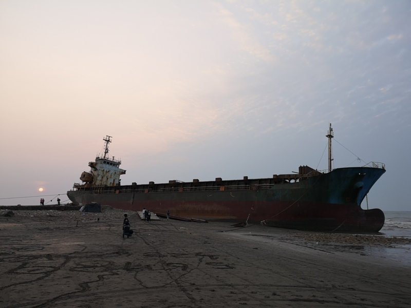 strandedship04 大園-大船不入港 擱淺後厝港 宏都拉斯籍振豐號