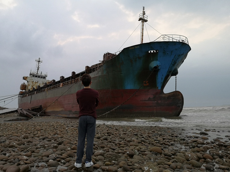strandedship06 大園-大船不入港 擱淺後厝港 宏都拉斯籍振豐號