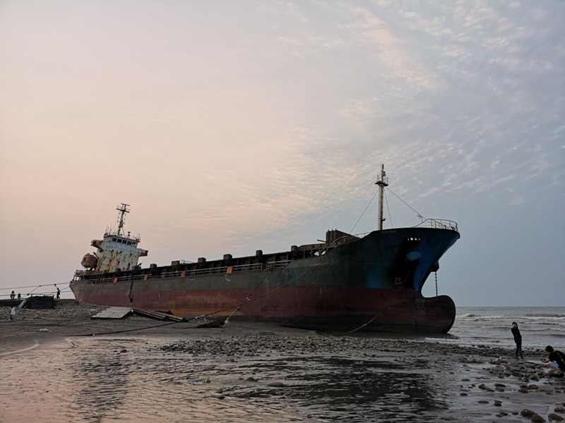 strandedship08 大園-大船不入港 擱淺後厝港 宏都拉斯籍振豐號