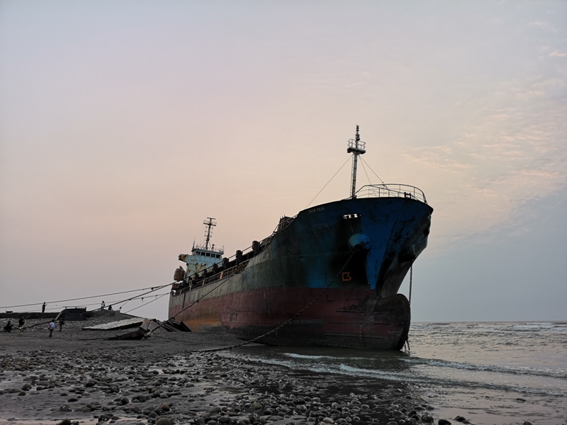 strandedship10 大園-大船不入港 擱淺後厝港 宏都拉斯籍振豐號