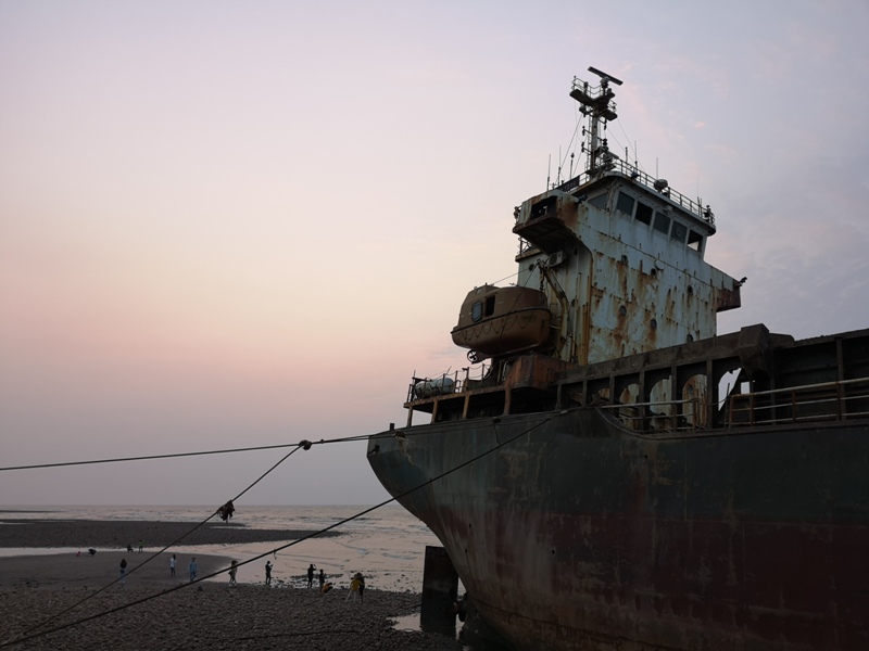 strandedship11 大園-大船不入港 擱淺後厝港 宏都拉斯籍振豐號